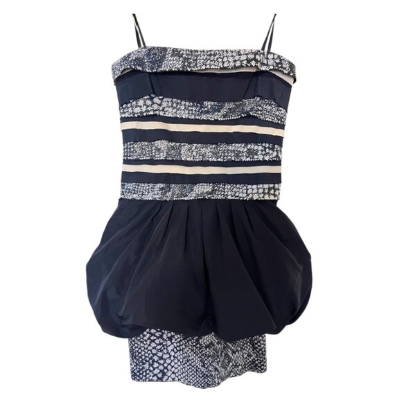 BCBGMaxAzria Milo Strapless Sequin Peplum Dress (NWT) - Picture 5 of 7